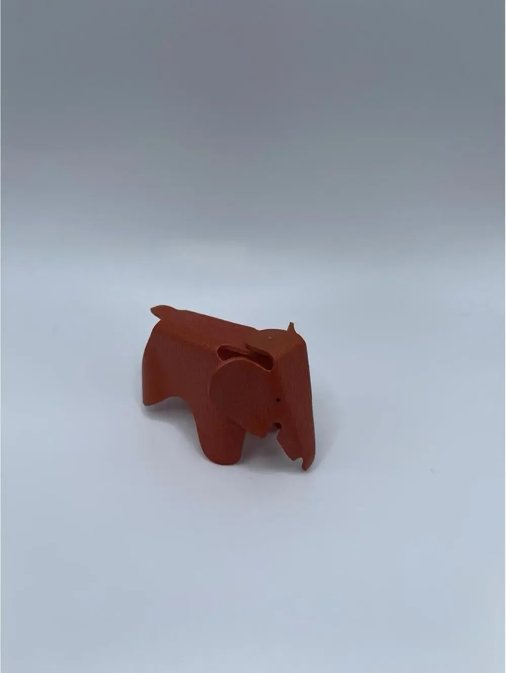 1:12 Scale Miniature Elephant, Eame Plywood Elephant Style, Bronze Dollhouse